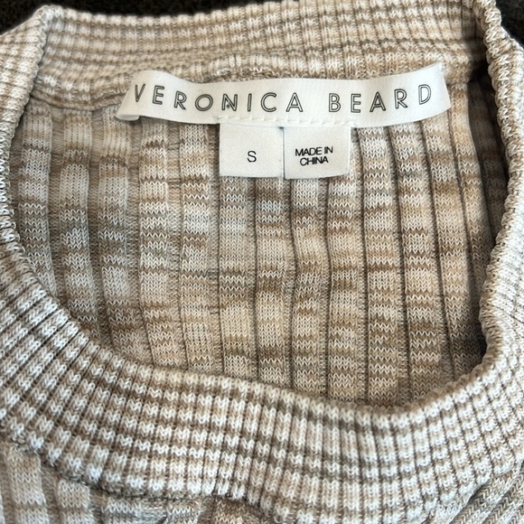 Veronica Beard Richie Ribbed 3 Quarter Sleeve Dress Size S - Picture 8 of 9